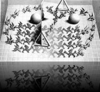 Miroir magique (lithographie - 280x445 - 1946)