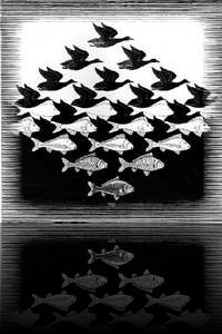 Air et eau I (xylogravure - 440x440 - 1938)