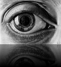 Oeil (manière noire - 151x203 - 1946)